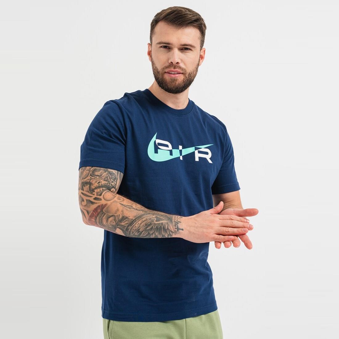 T-shirt grafica Nike Air da uomo club abbigliamento sportivo swoosh logo - Foto 11 di 12