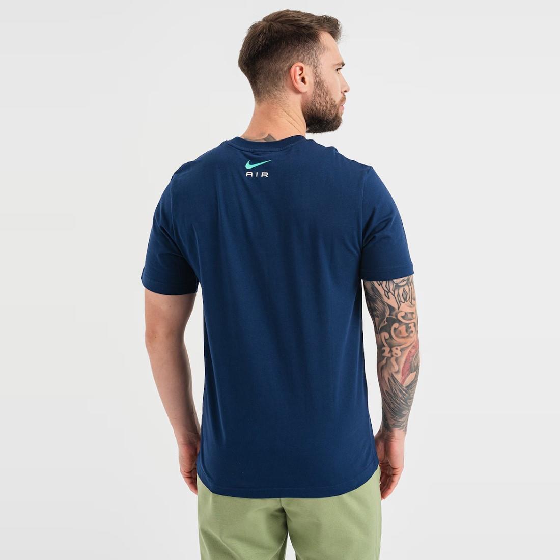 T-shirt grafica Nike Air da uomo club abbigliamento sportivo swoosh logo - Foto 10 di 12