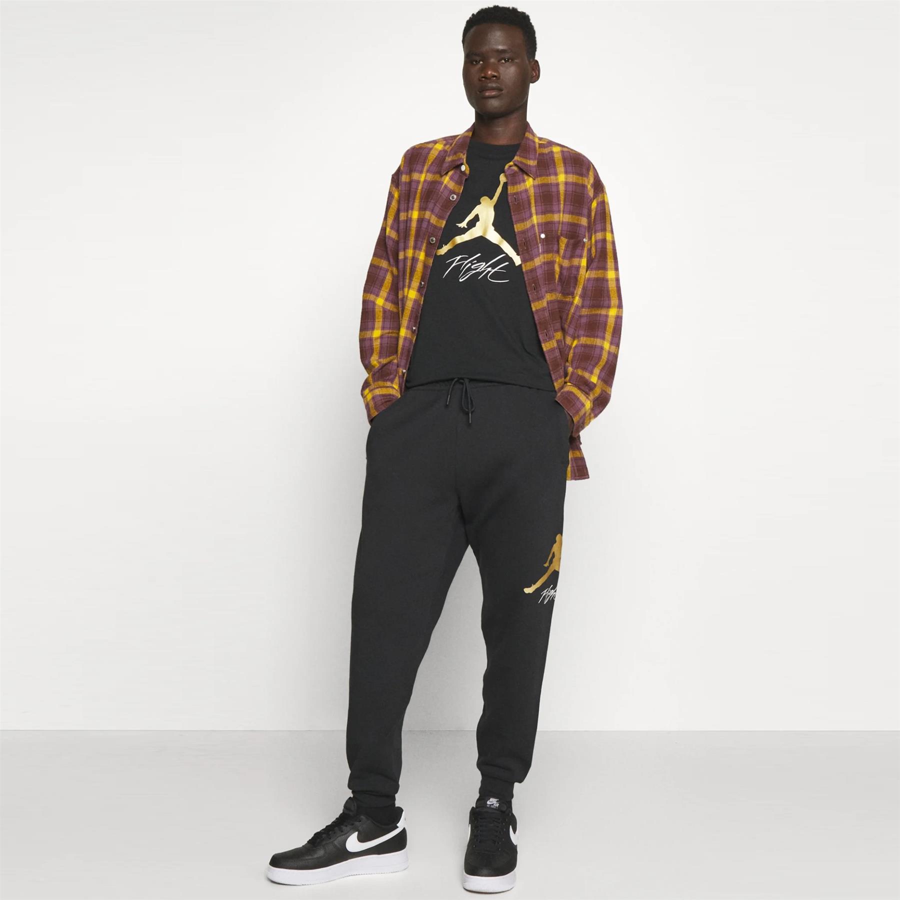 Nike Mens Jordan Air HBR T Shirt Iconic Graphic Print Sports Jumpman Flight Tee - Picture 5 of 10