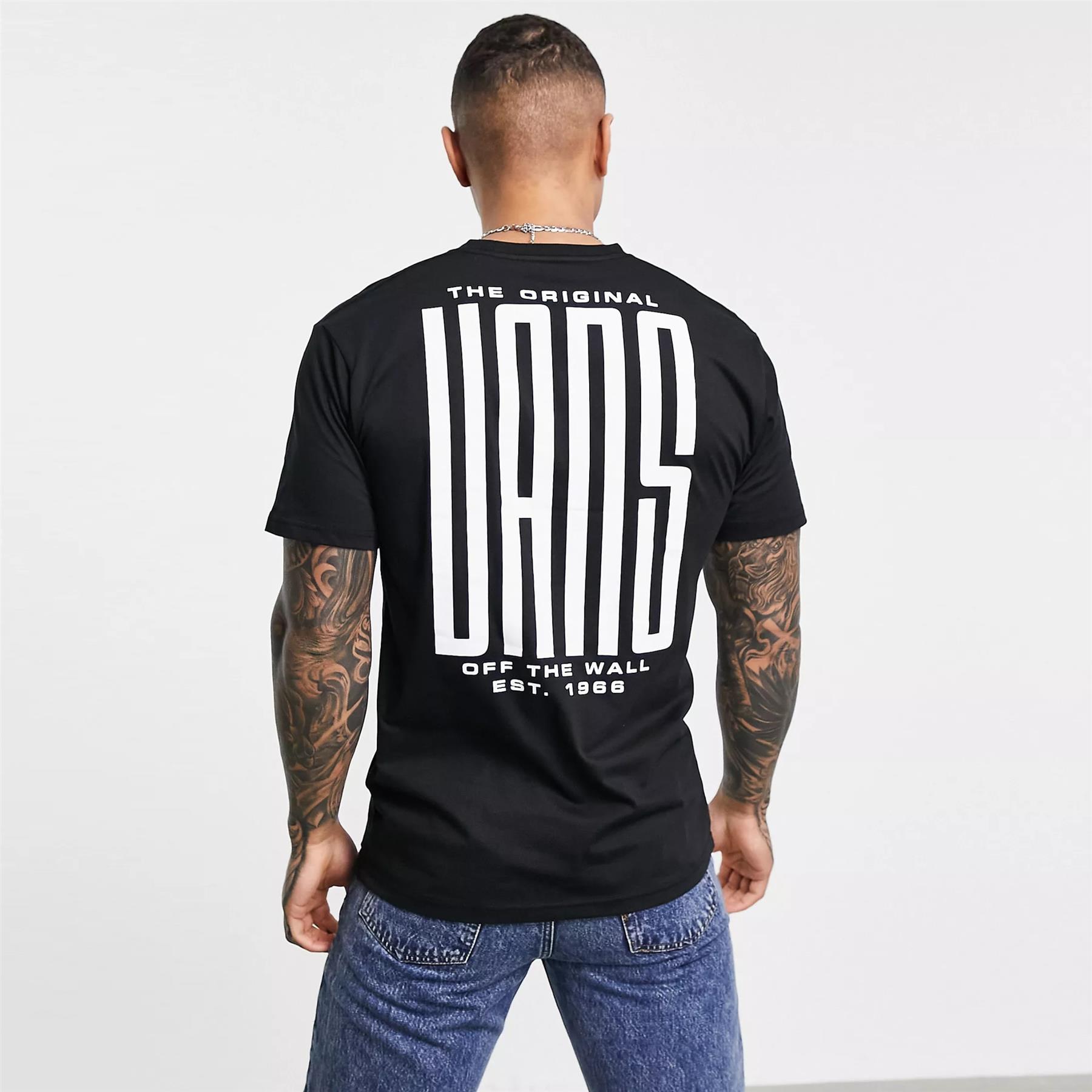 T-shirt da uomo Vans vestibilità classica collo a equipaggio stampa grafica 100% cotone top - Foto 37 di 65
