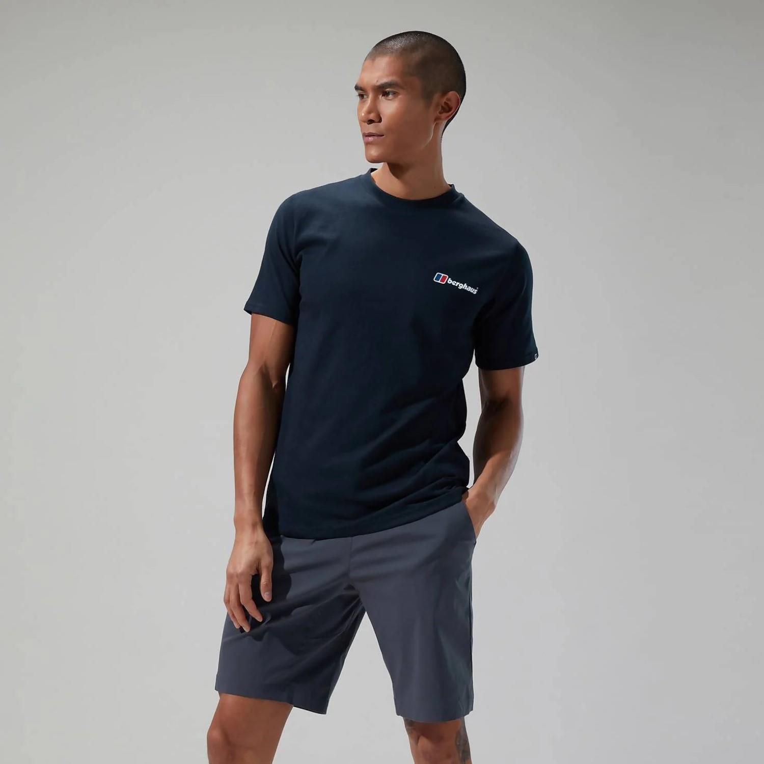 Berghaus Mens Mens T Shirt Organic Cotton Graphic Logo Short Sleeve Crew Tee - Picture 2 of 27