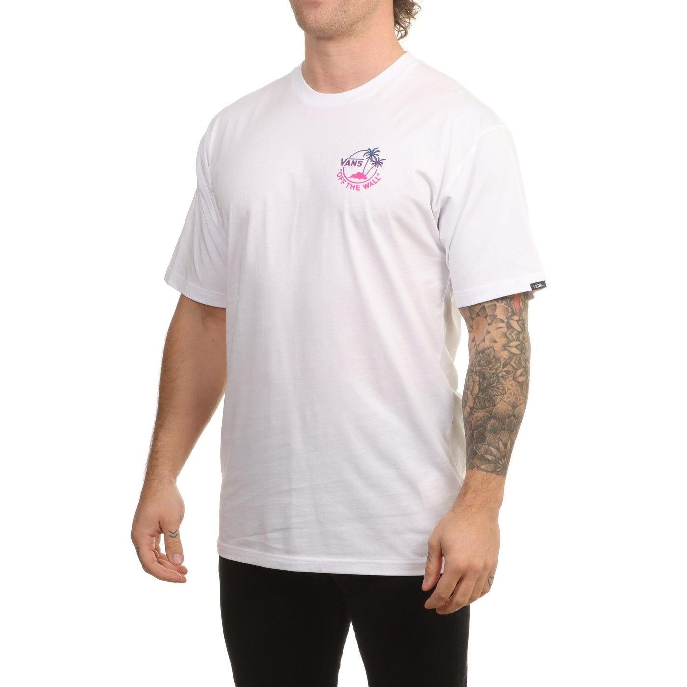 T-shirt da uomo Vans vestibilità classica collo a equipaggio stampa grafica 100% cotone top - Foto 12 di 65