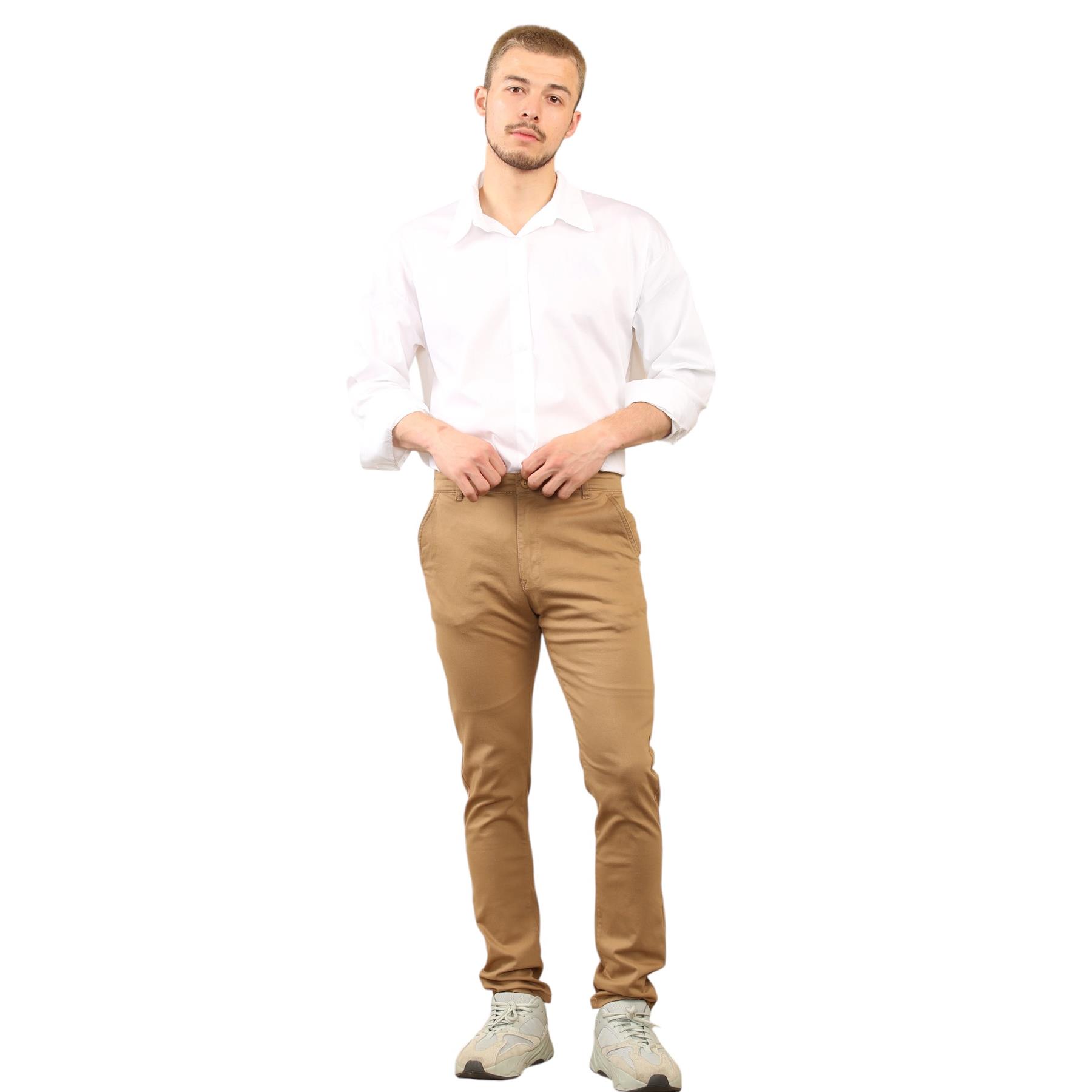 MYT Mens Chinos Trousers Slim Fit Cotton Stretch Chino Pants All Waist Sizes - Picture 23 of 24