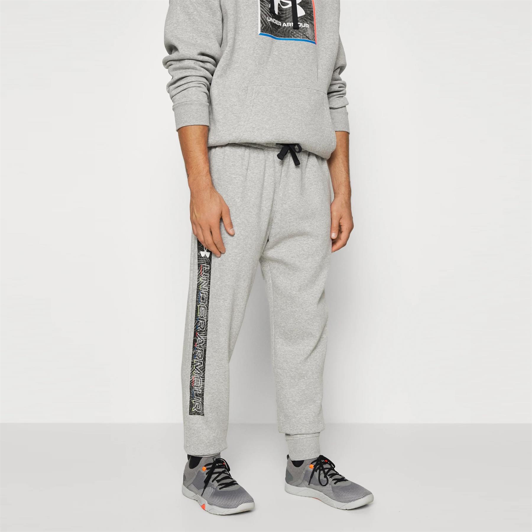Under Armour Herren Rivel Graphic Trainingsanzug Sweat Hoodie Jogginghose Jogging Hose - Bild 13 von 14