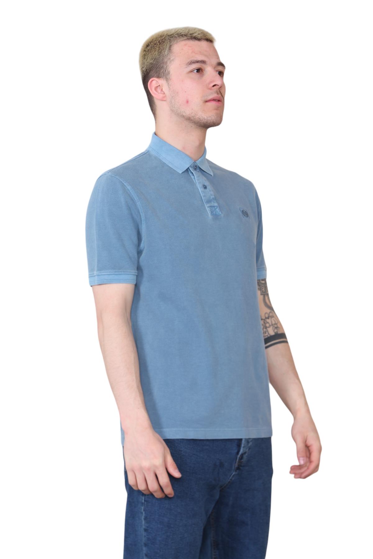 EX M&S Mens Polo Shirt Pure Cotton Short Sleeve Casual Formal Polo Tee - Picture 14 of 52