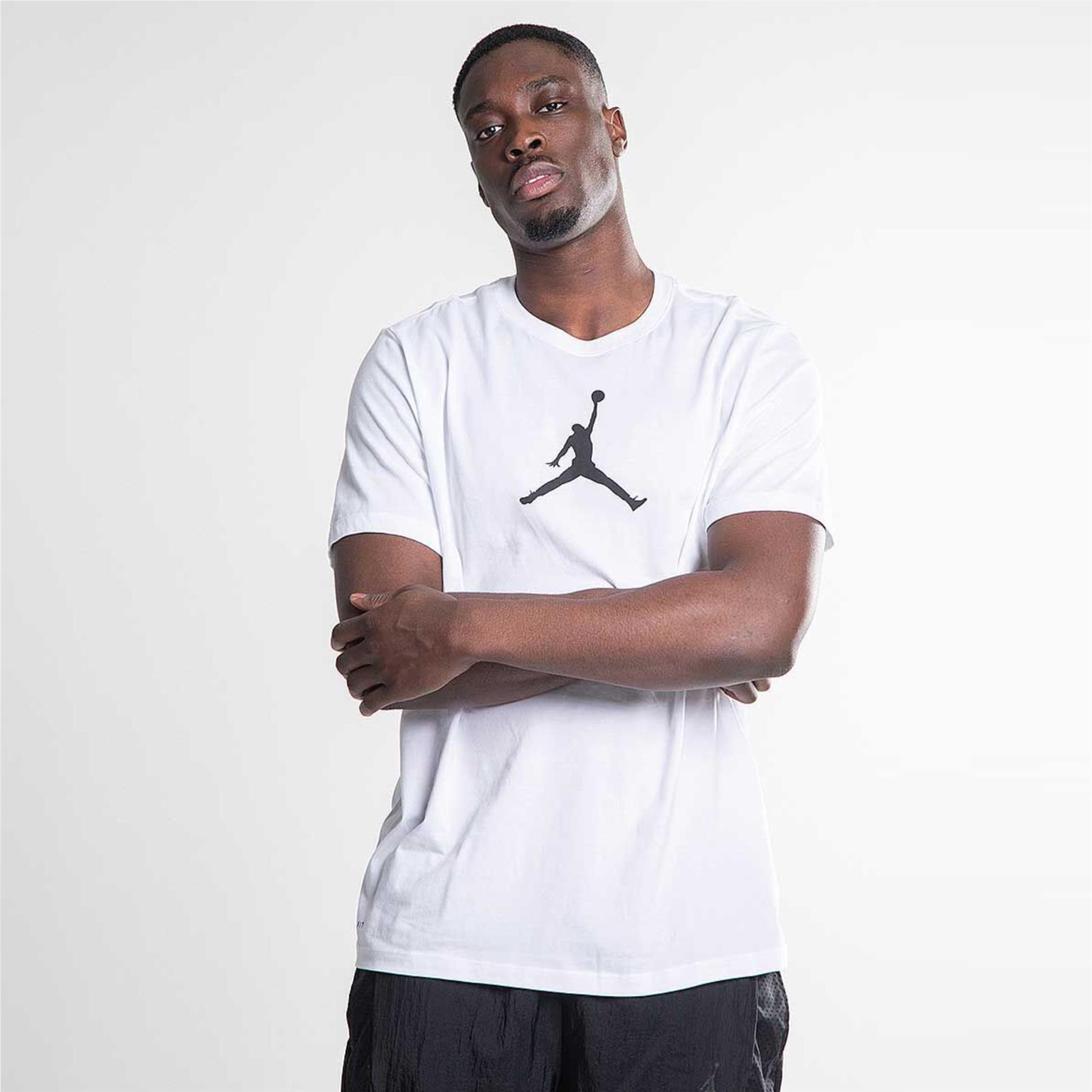 Nike Mens Air Jordan Jumpman T Shirt Sportswear Classic Logo Crew Neck Tee - Picture 7 of 10