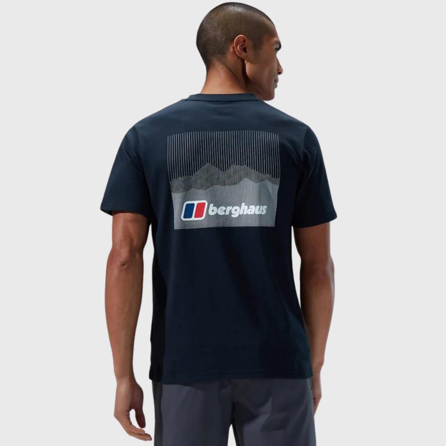 Berghaus Mens Mens T Shirt Organic Cotton Graphic Logo Short Sleeve Crew Tee - Picture 3 of 27