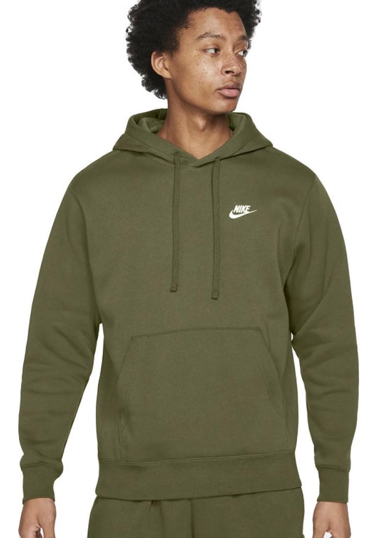 nike sportswear club fleece embroidered hoodie