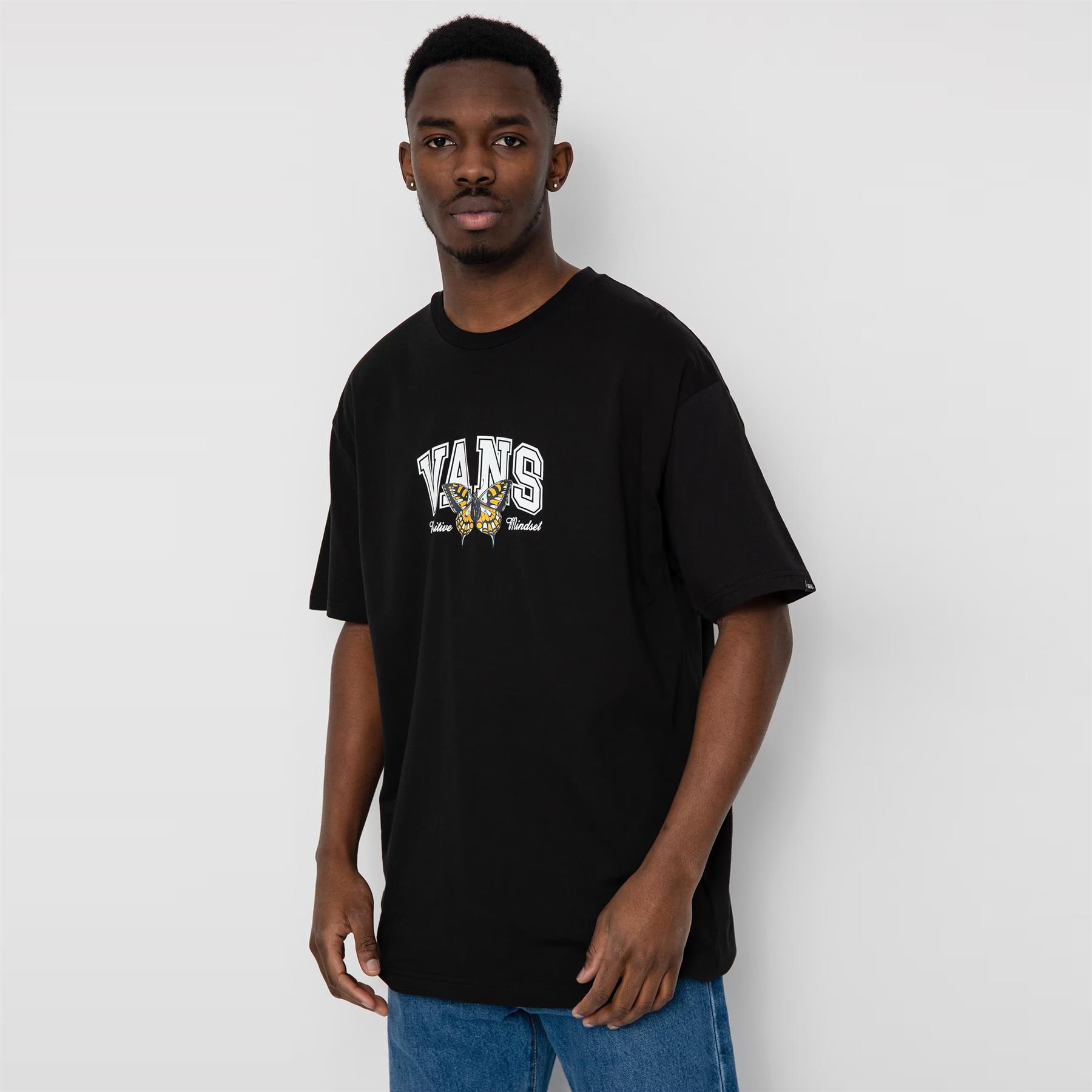 T-shirt da uomo Vans vestibilità classica collo a equipaggio stampa grafica 100% cotone top - Foto 55 di 65