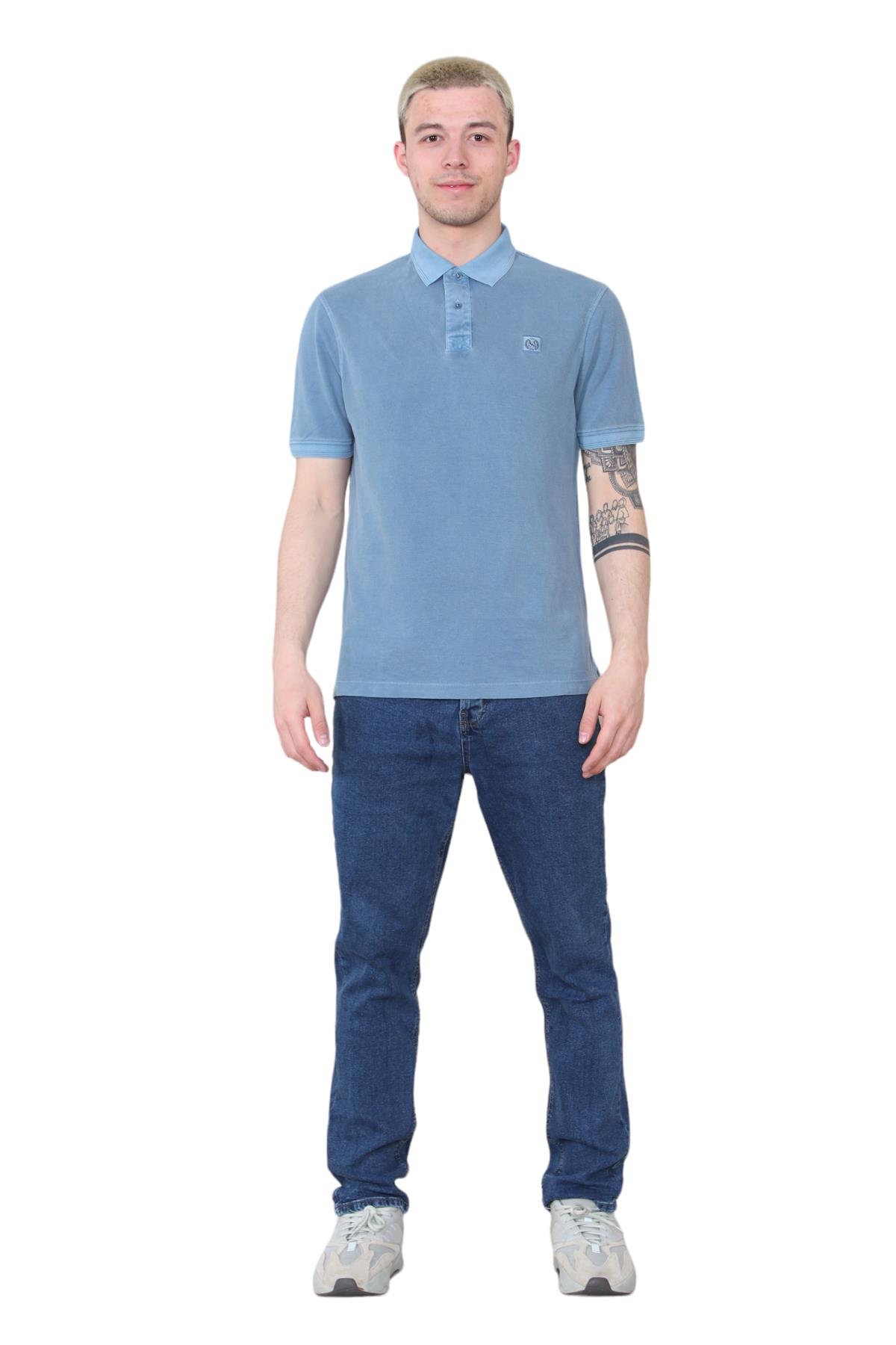 EX M&S Mens Polo Shirt Pure Cotton Short Sleeve Casual Formal Polo Tee - Picture 11 of 52