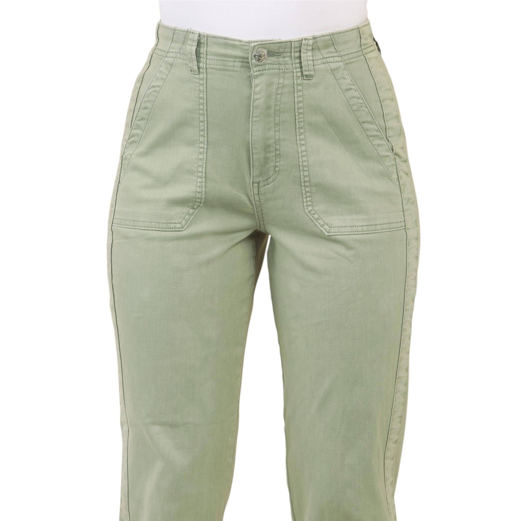 EX M&S Womens Cotton Blend Slim Fit Ankle Grazer Joggers Chino Trousers Pants - Picture 25 of 45