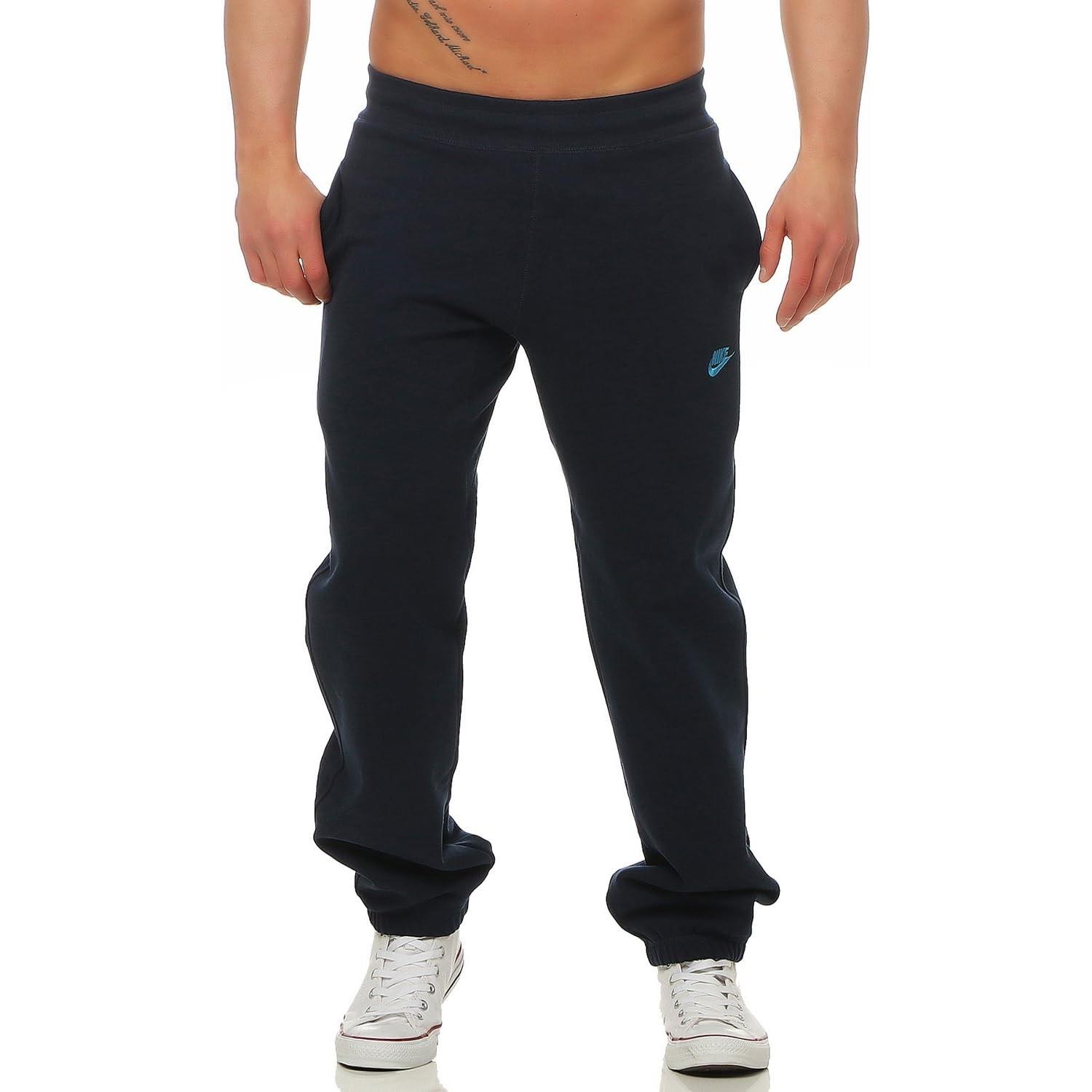 Nike Foundation Mens Cuffed Fleece Lined Joggers Jogging Bottoms AW77 Sweatpants - Picture 5 of 10