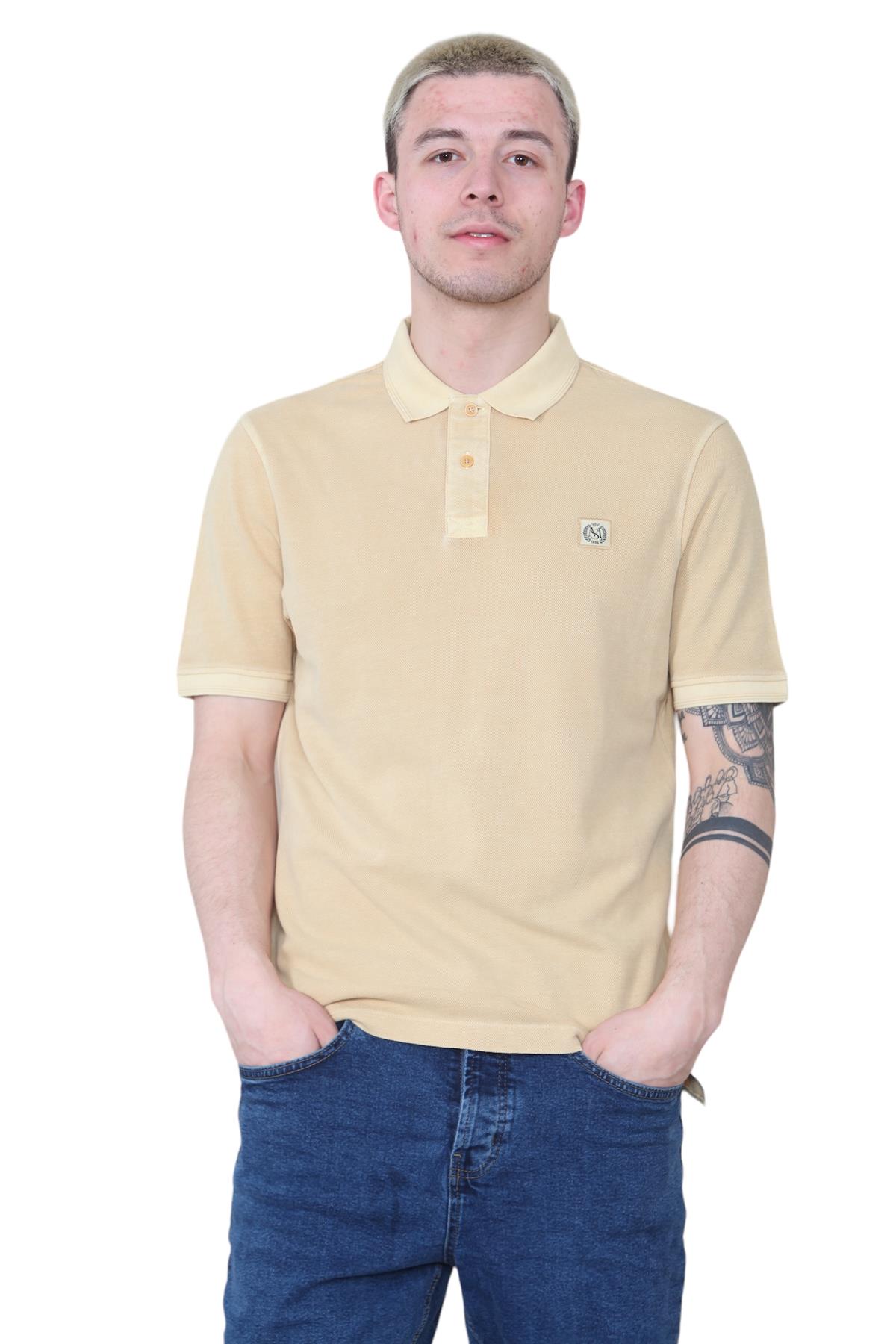 EX M&S Mens Polo Shirt Pure Cotton Short Sleeve Casual Formal Polo Tee - Picture 50 of 52
