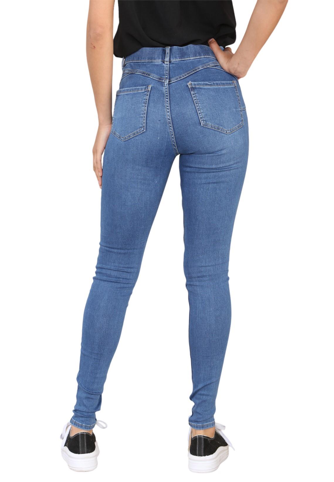 Ladies New Look Jeggings Womens Emilee Mid Rise Skinny Stretch Denim Pants - Picture 3 of 15
