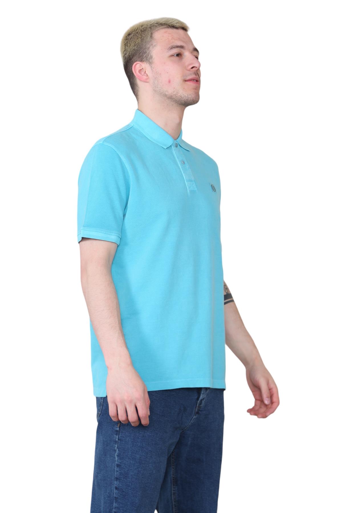 EX M&S Mens Polo Shirt Pure Cotton Short Sleeve Casual Formal Polo Tee - Picture 47 of 52