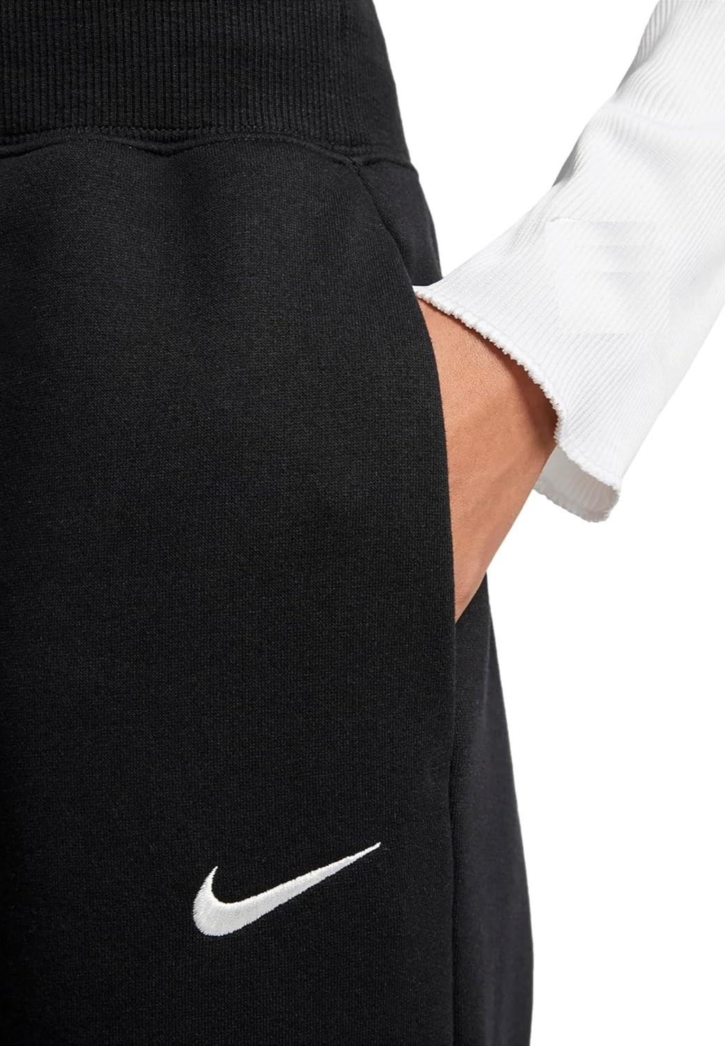 Nike Ladies Joggers Phoenix Fleece High Waisted Wide Leg Sweatpants - Picture 5 of 12