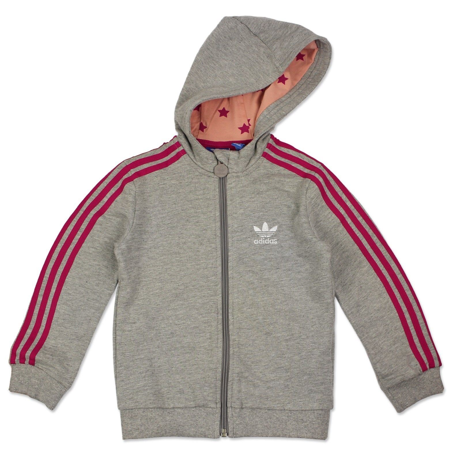 pink and gray adidas tracksuit