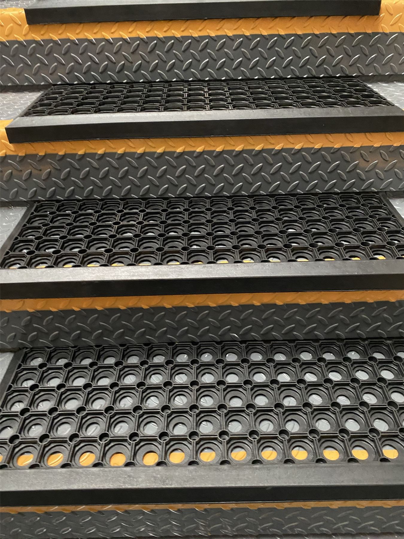 Rubber Stair Tread Heavy Duty NonSlip Stair Pads, Outdoor & Indoor Stair Mats eBay
