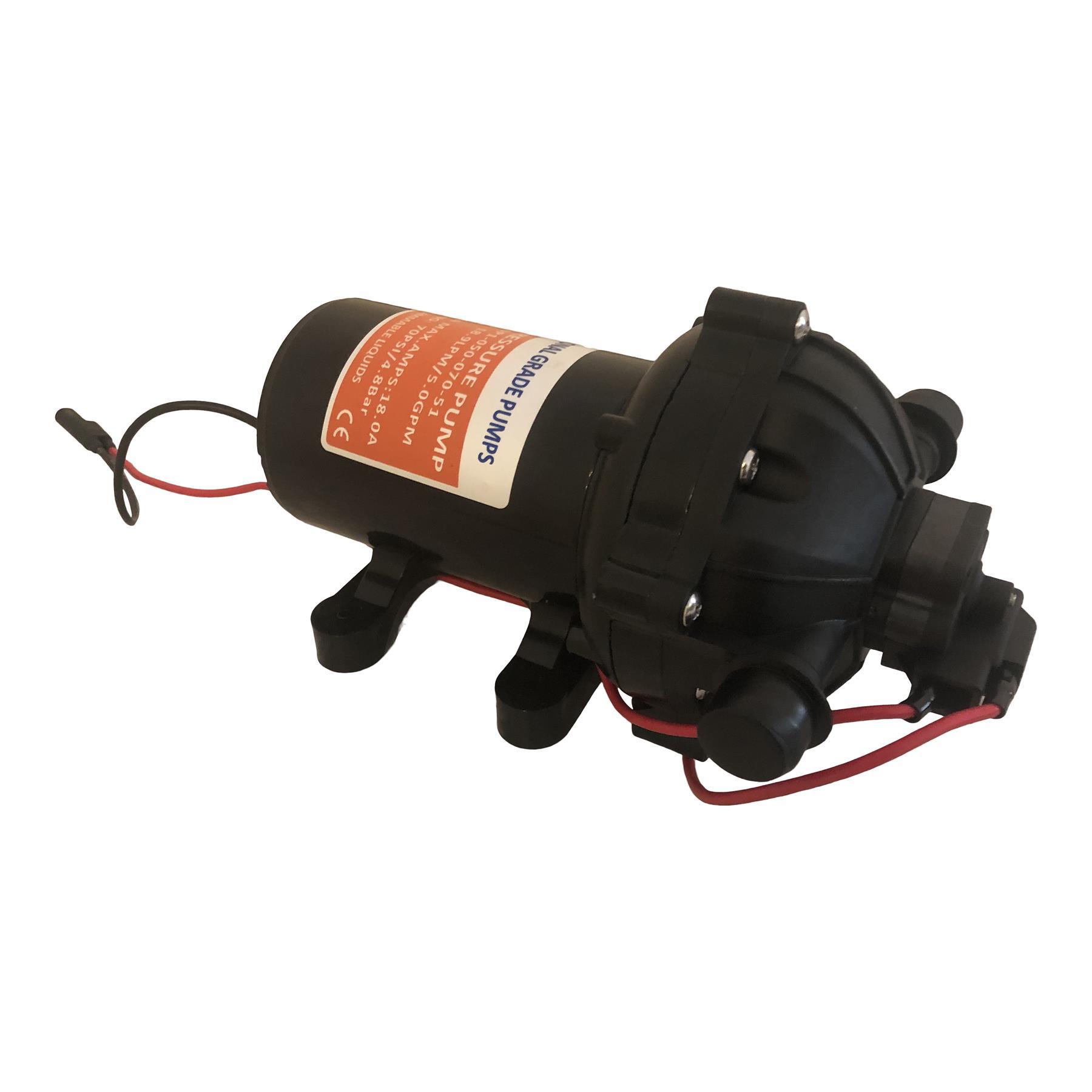 12v 5.0 GPM 70PSI Washdown Pump QuickConnect Fittings Boat & RV eBay