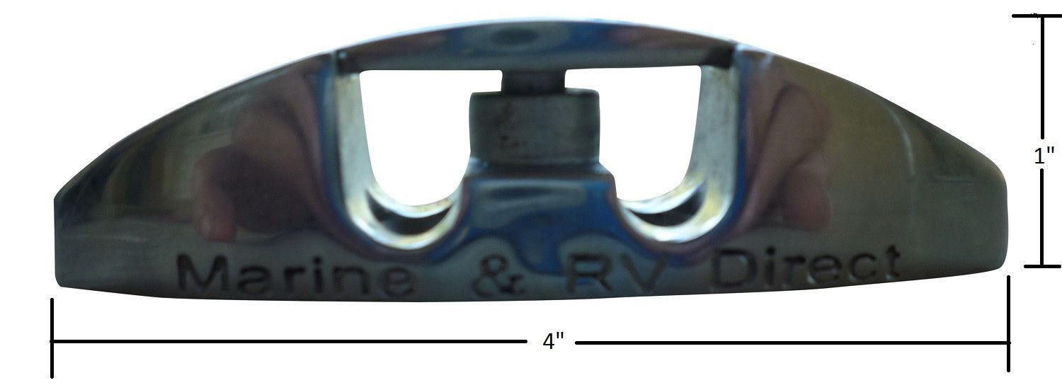 (2) 316s Stainless Steel Boat Fender Cleats eBay