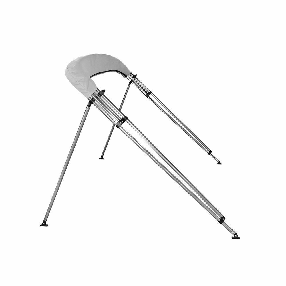 New Pontoon Bimini Top Boat Cover 4 Bow 54" H 85" 90" W 8 ft. Long Gray eBay