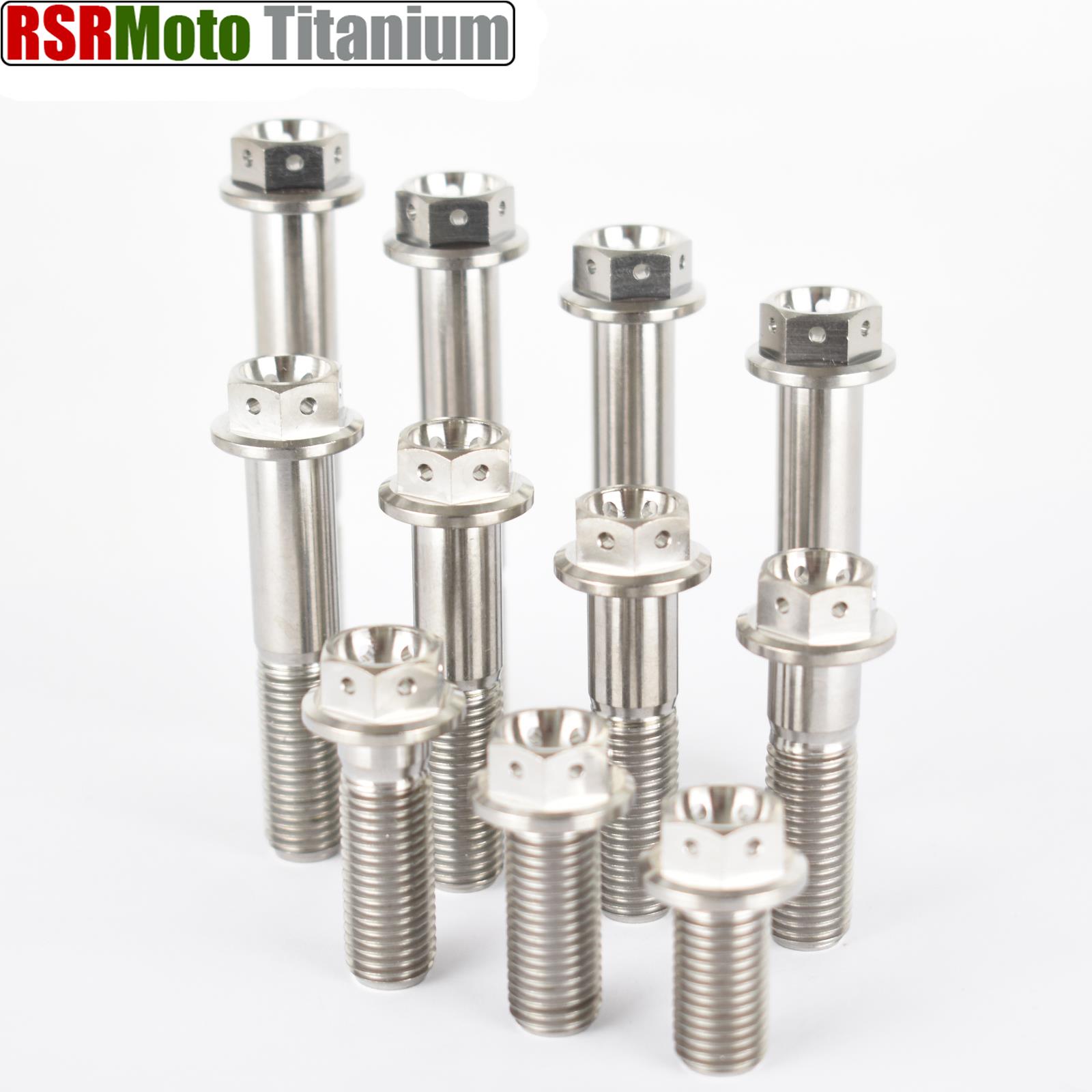 M10 Drilled Head Titanium Bolts Hex Head 20 25 30 35 40 45 50 55 60 65