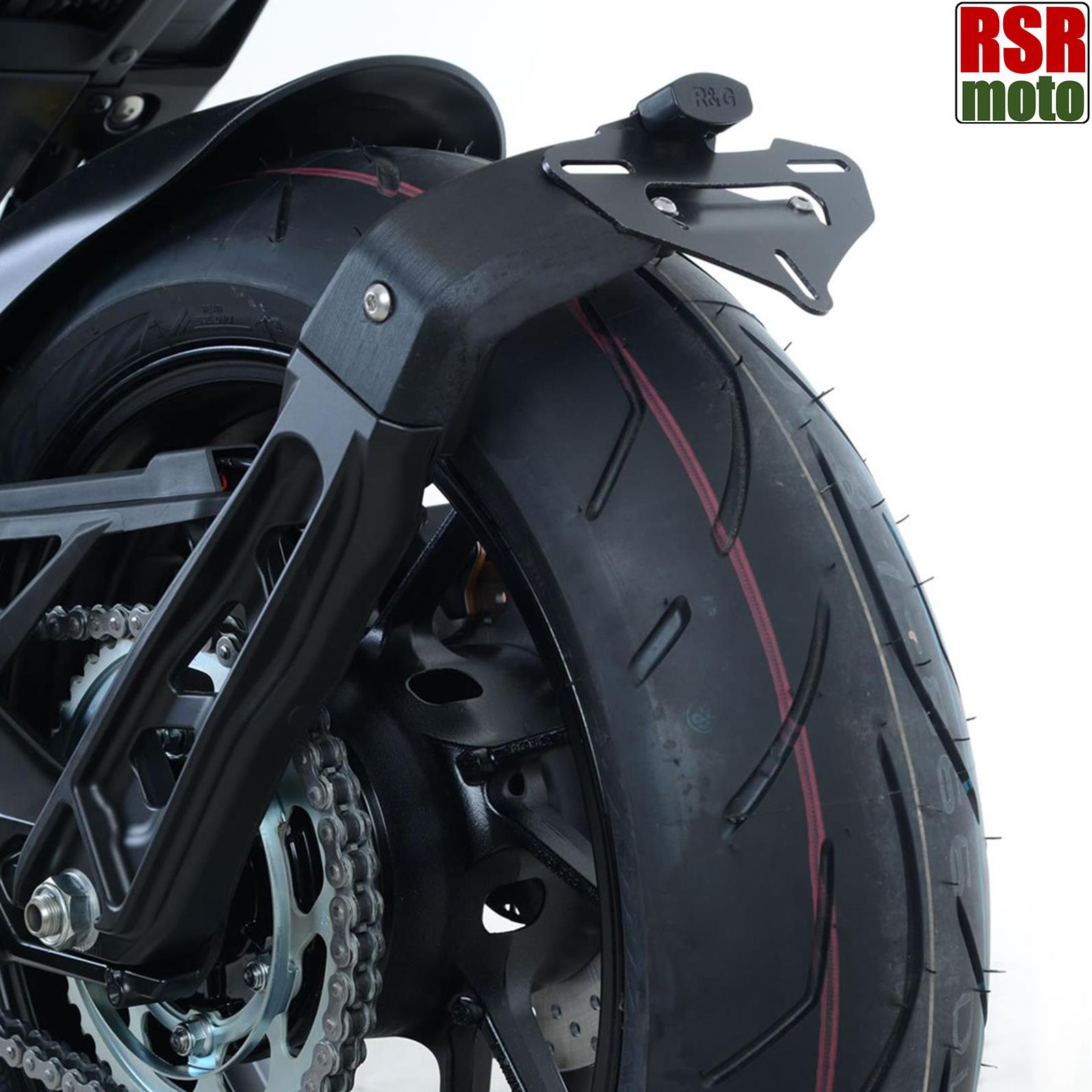LA0002 R/&G Racing Tail Tidy Number Plate Light Unit Only Black Replacement