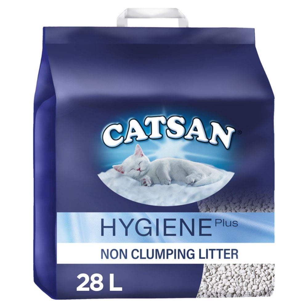 28L Catsan Hygiene NonClumping Odour Control Cat Litter Kitten Litter