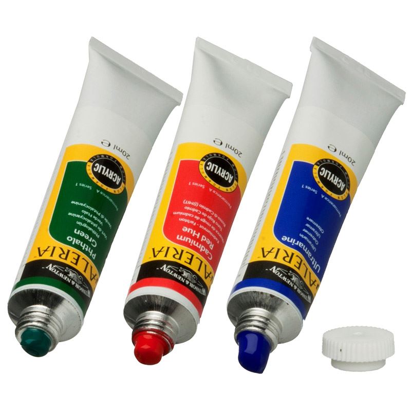 Winsor & Newton Galeria Acrylic Tube Paint Set 20ml Various Colours