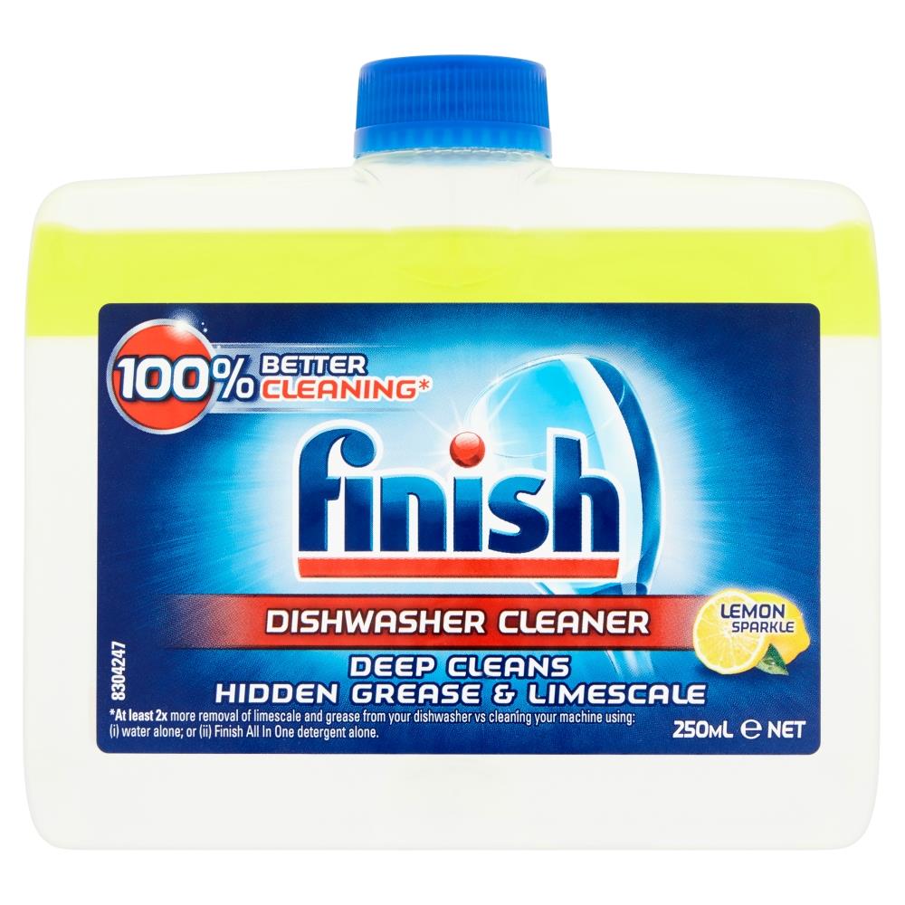 Finish Dishwasher Freshener & Cleaner MultiPack Lemon 2x Cleaner 2x