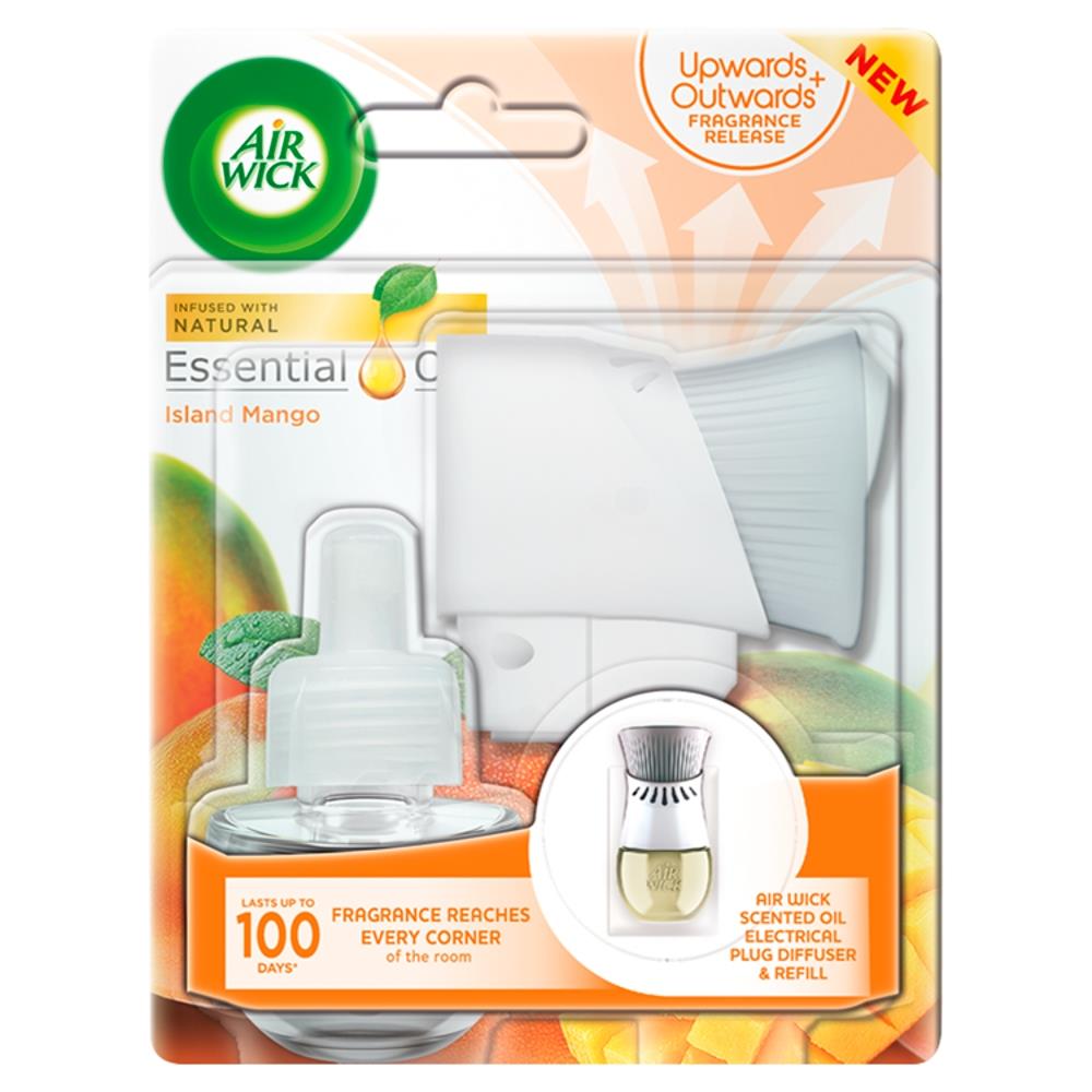 4 x Air Wick Pure Scented Electrical Plug in Diffuser & Refill Island