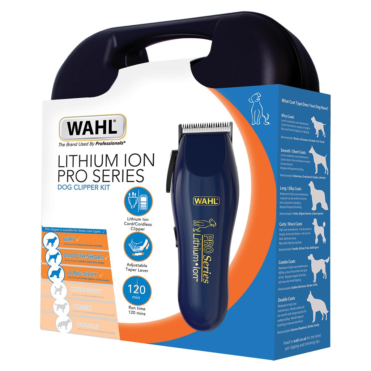 Wahl Cordless Lithium Ion Pro Series Dog Clipper Kit Grooming Set 9766800 eBay