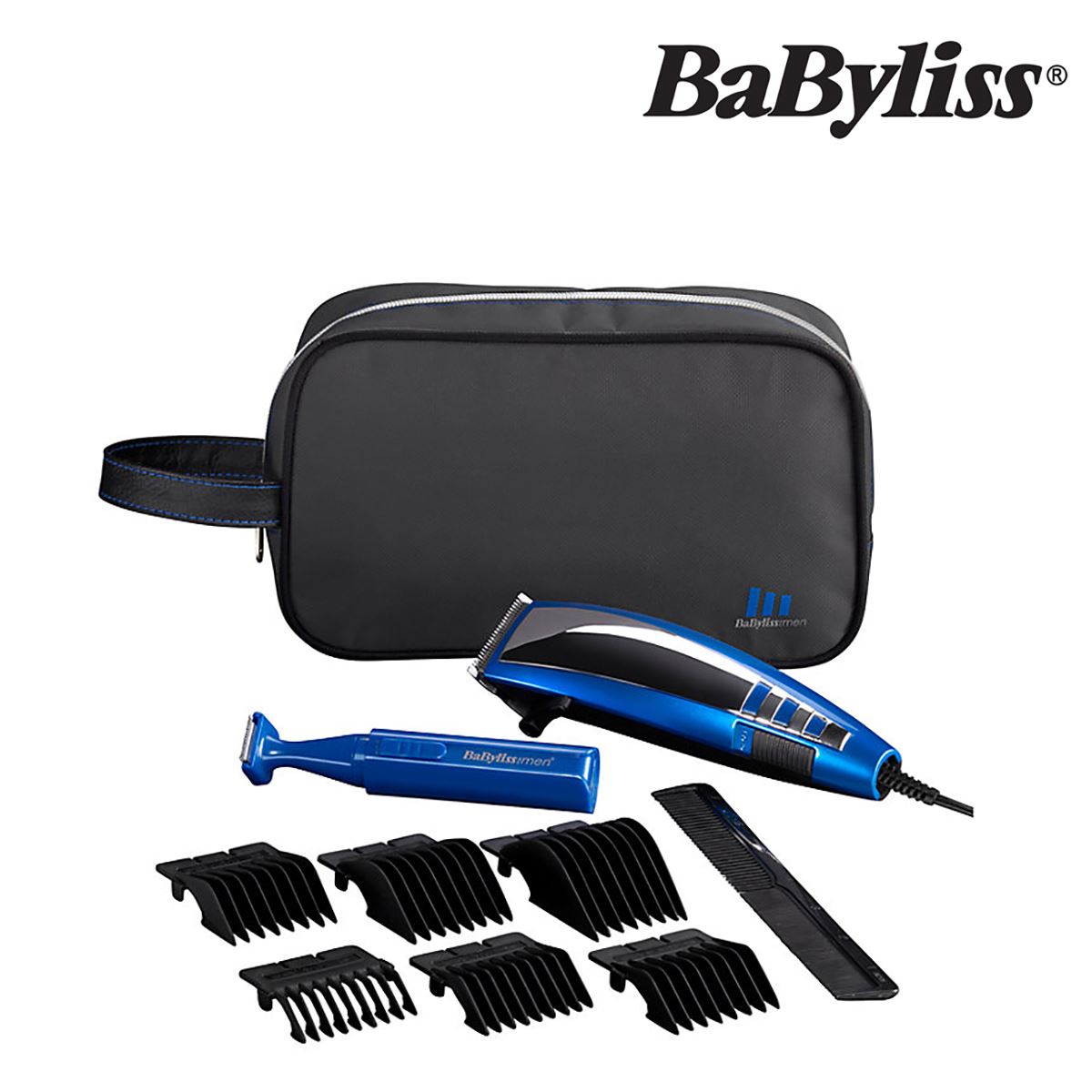 BaByliss 7447BGU Professional Hair Clipper Set For Men Stainless Steel
