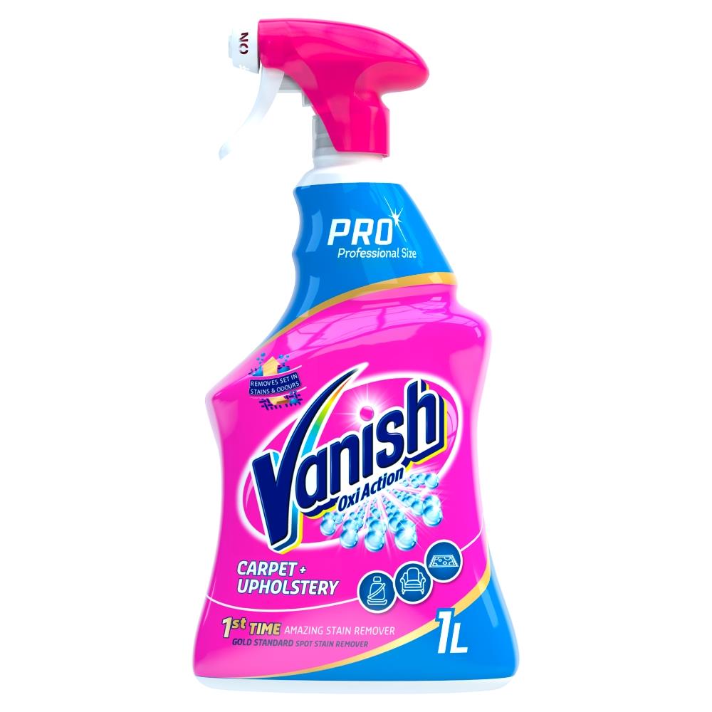 Vanish Professional Oxi Action Carpet Cleaner Upholstery Stain Remover