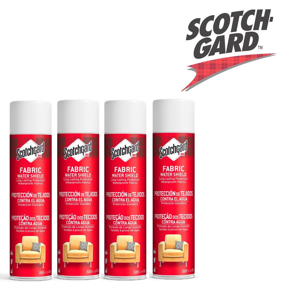 4 x Scotchgard Long Lasting Waterproofs Fabrics Fabric Water Shield