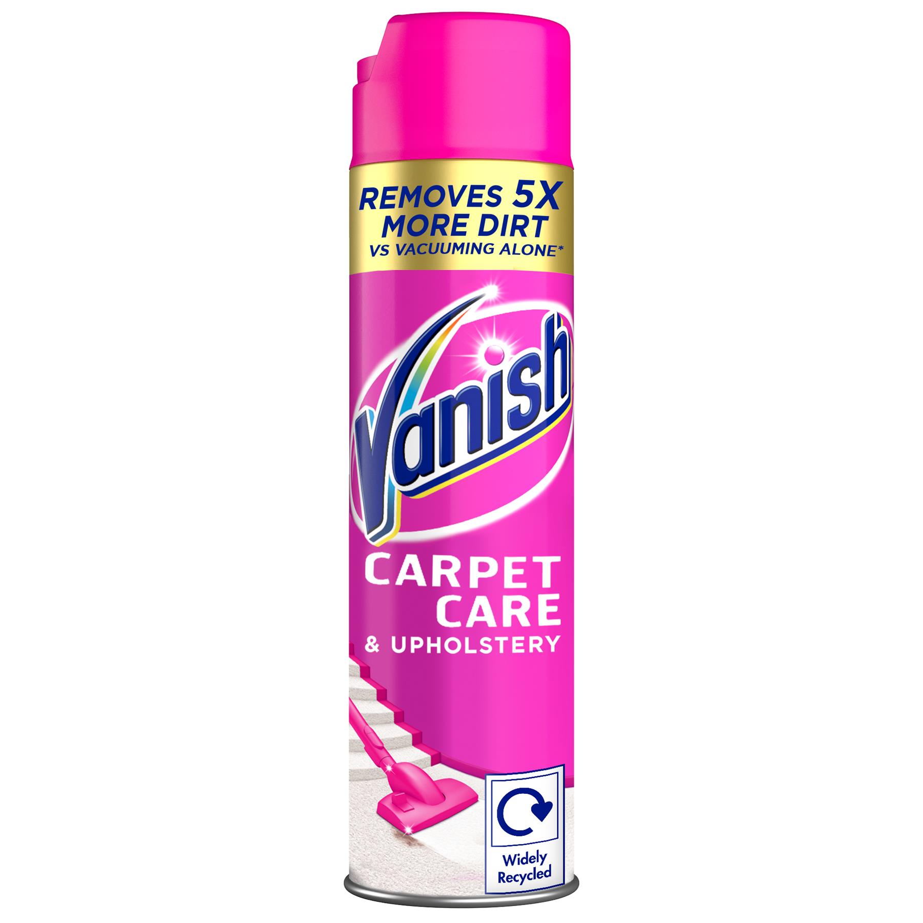 Vanish Gold Carpet Cleaner Care Foam Upholstery Dirt & Stain Remover