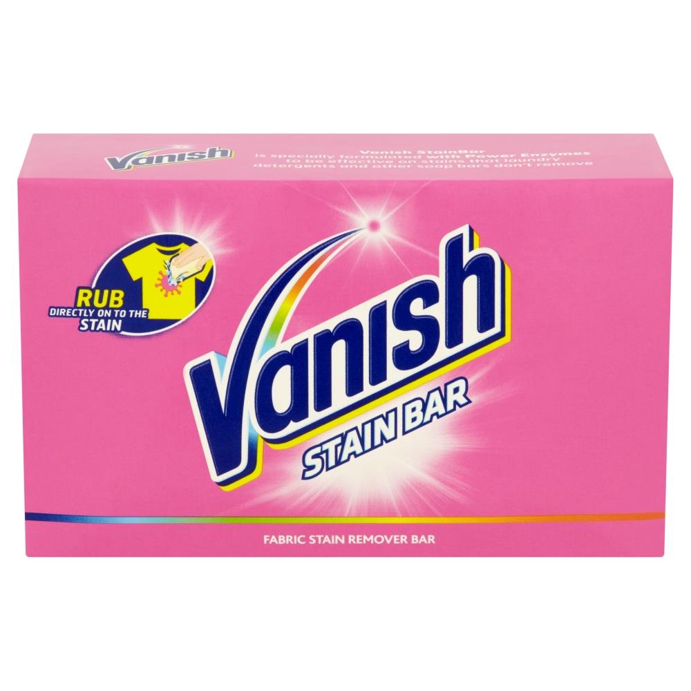 6 x Vanish Stain Remover PreWash Soap Bar Laundry Washing 75g Per Bar