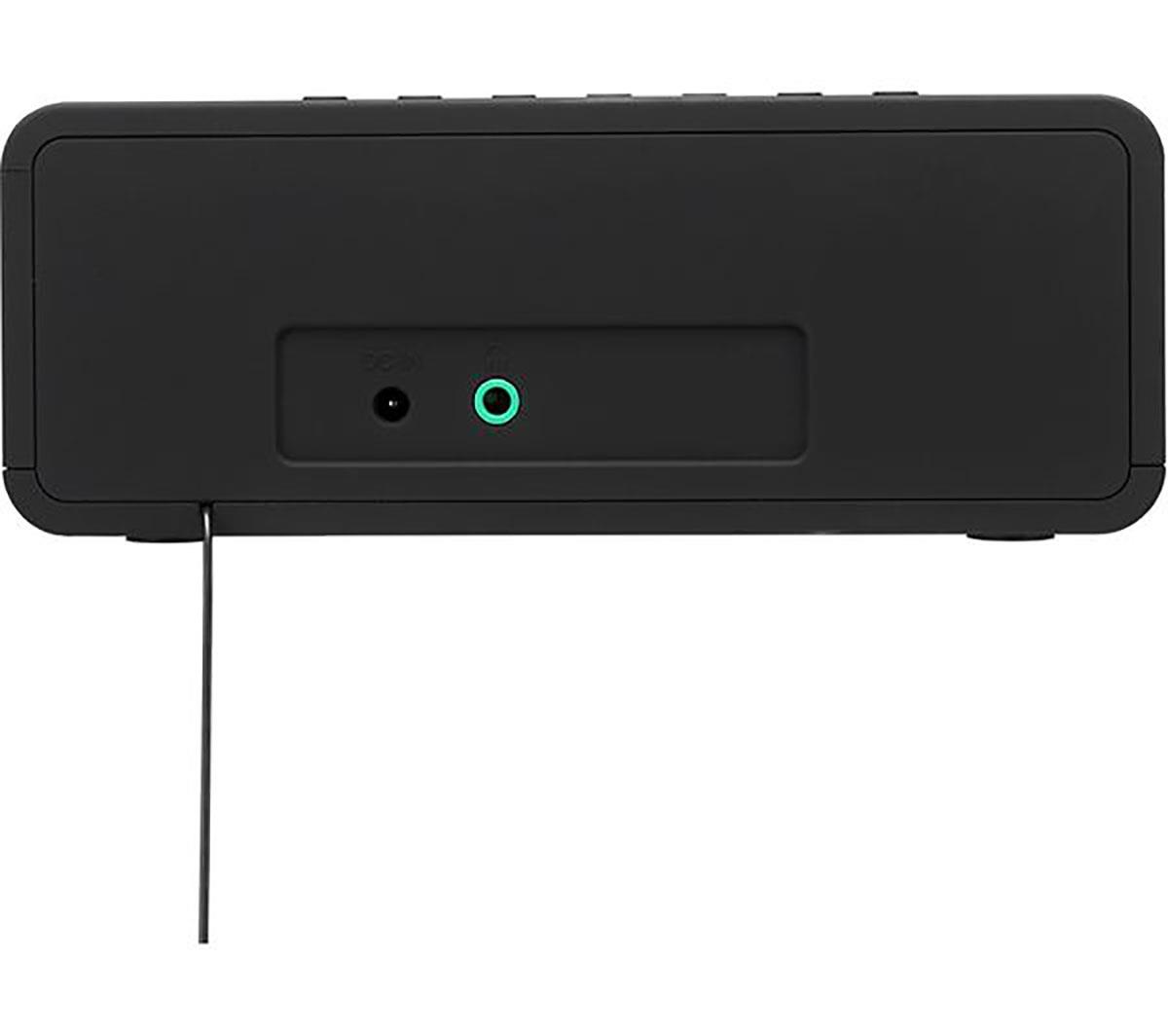 JVC RAD38B DAB Clock Radio Black With 20 Presets & Dual Alarm Unit