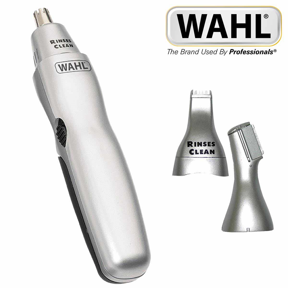 Wahl Cordless 3 in 1 Ear Nose & Brow Trimmer Set With Precision Blades
