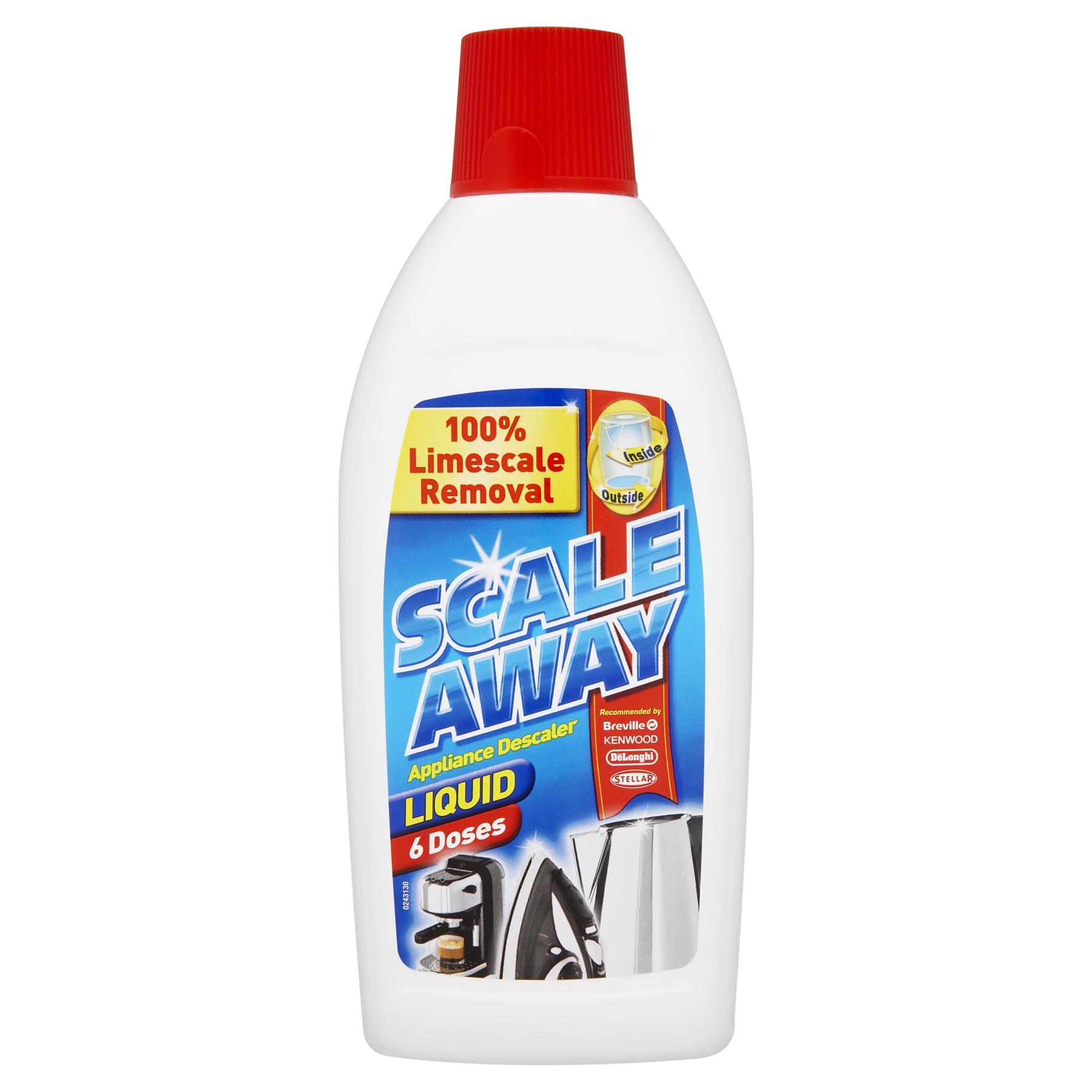 2 x Scale Away Appliance Descaler 100 Limescale Removal Liquid 6 Doses