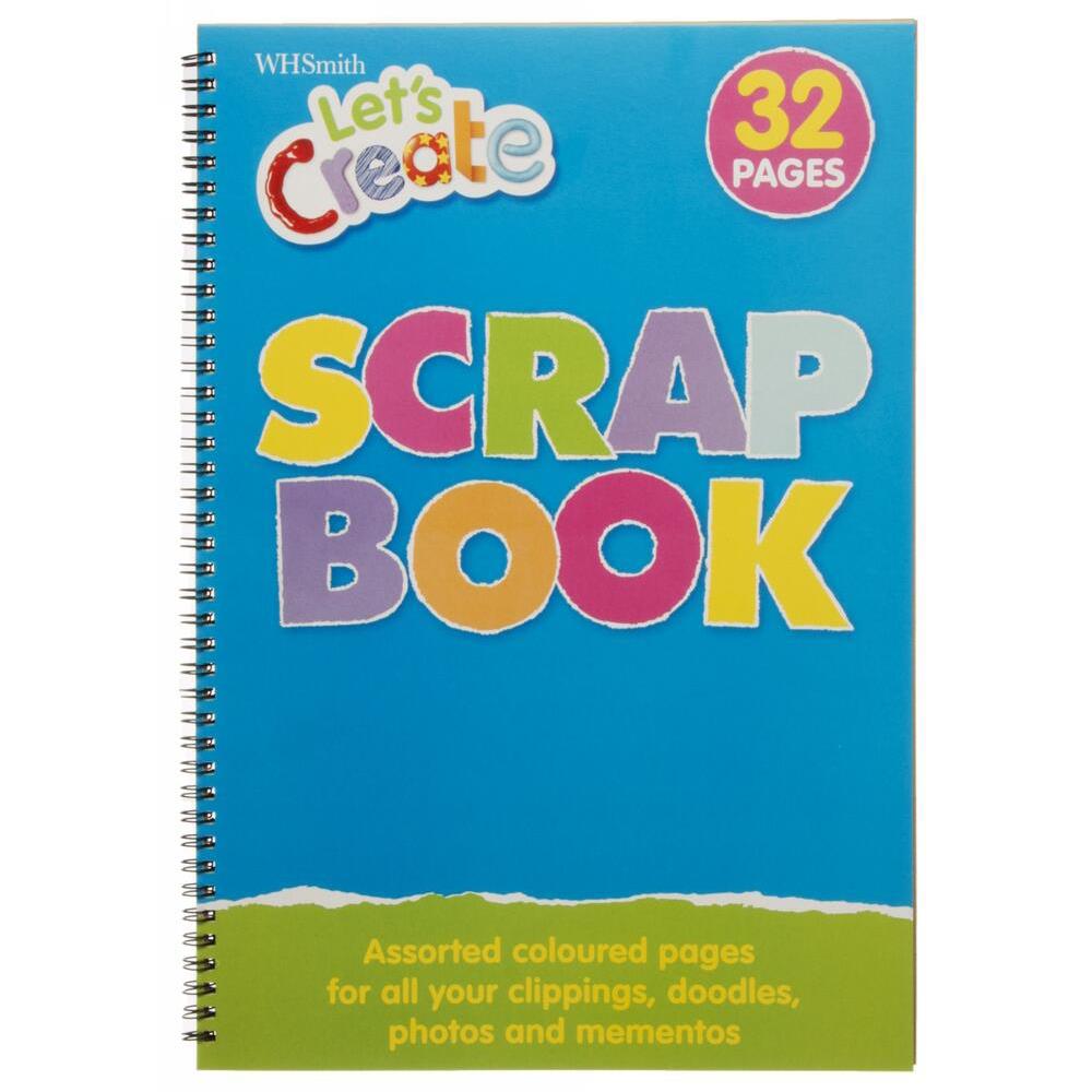 WHSmith Lets Create Childrens Sugar Paper Wiro Card Scrapbook 32