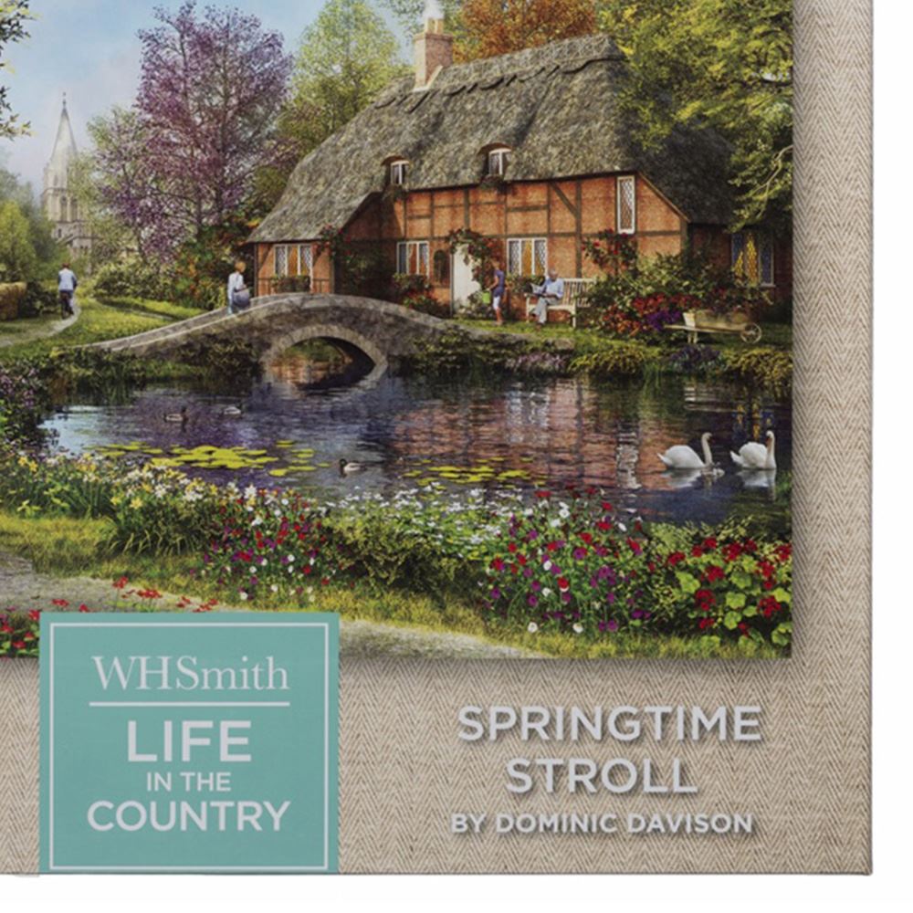 WHSmith Life In The Country Springtime Stroll 1000 Piece Jigsaw Puzzle