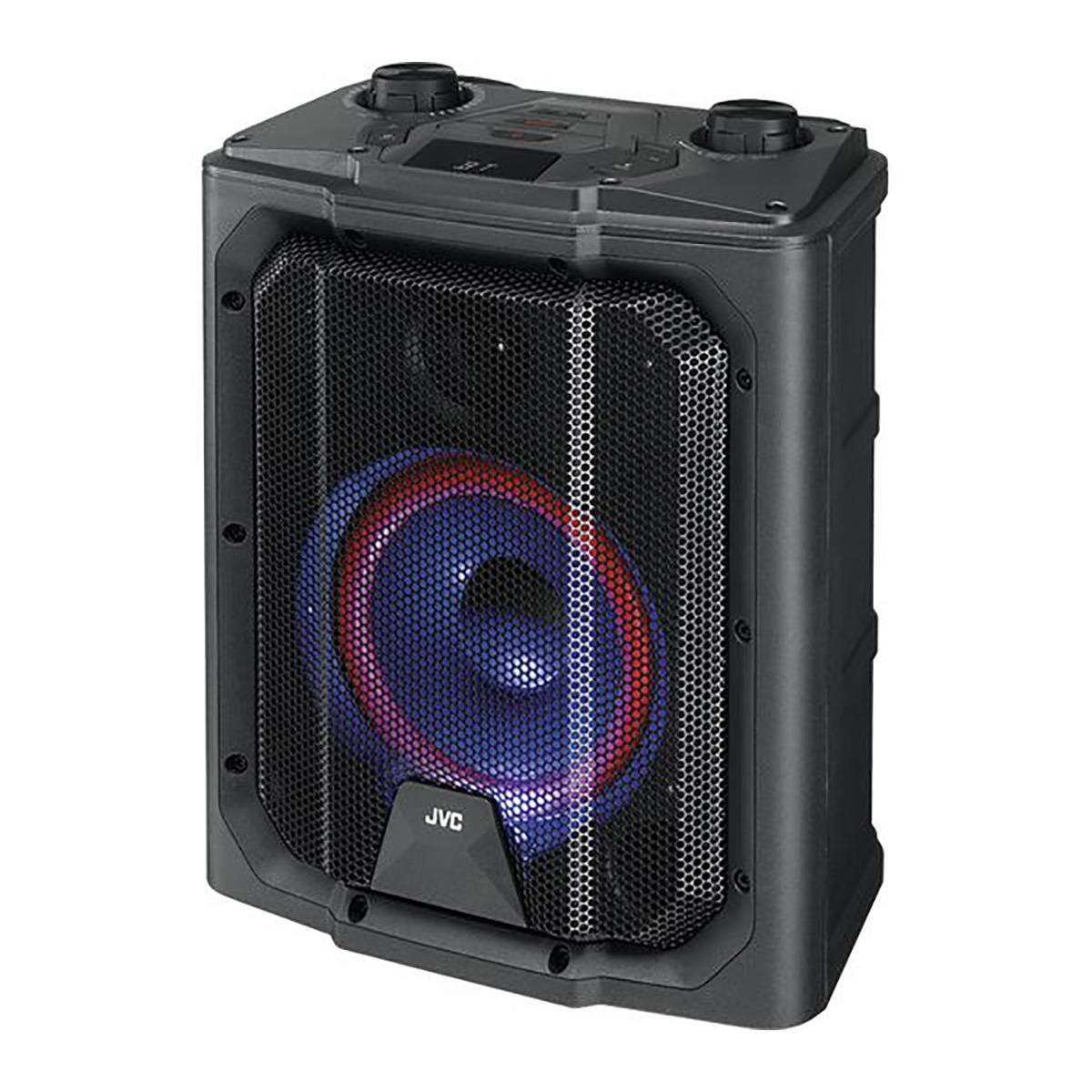 JVC MXD519PB Portable Bluetooth Wireless Party Speaker Karaoke
