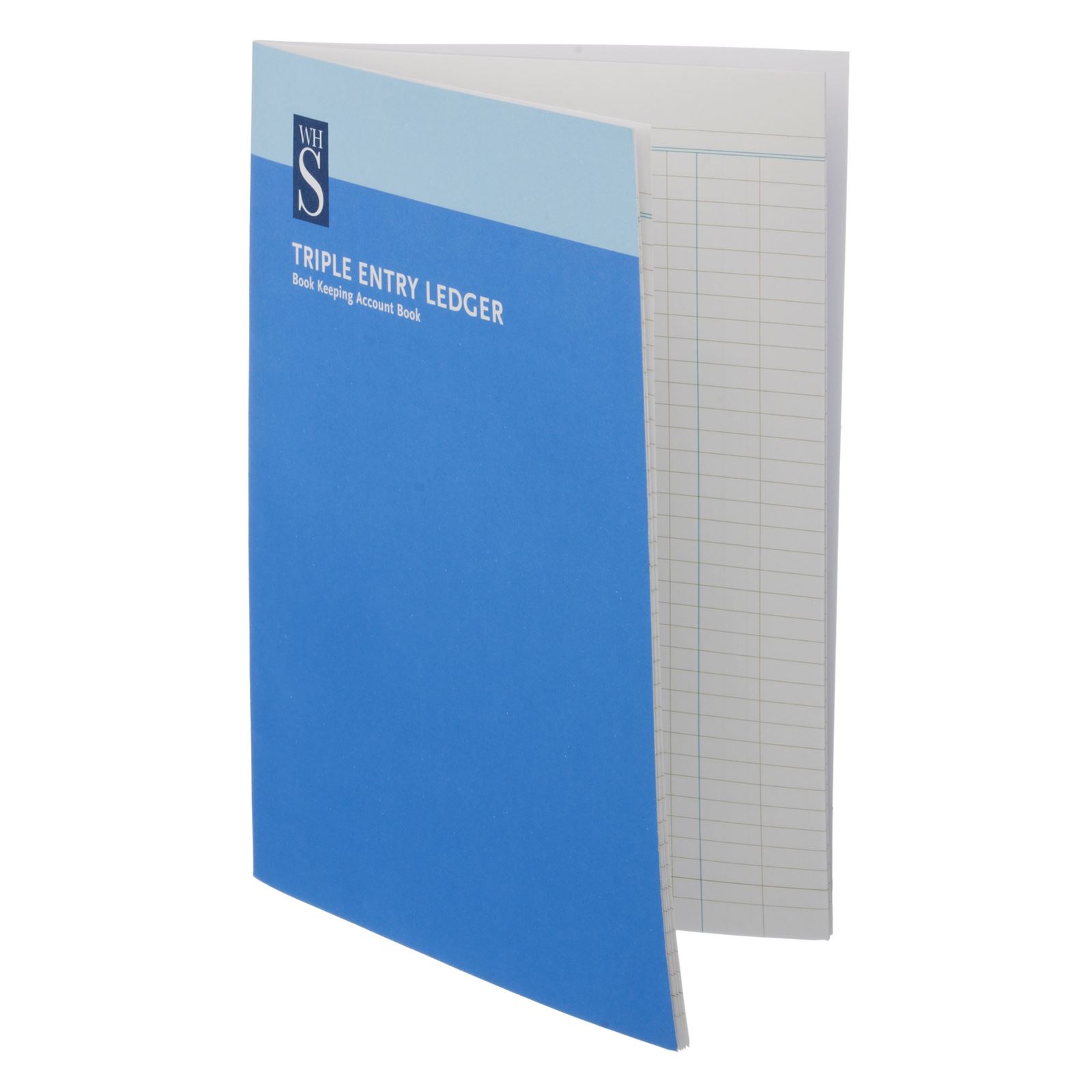 WHSmith Triple Entry Ledger A4 Book Keeping Account Book 48 White Ruled