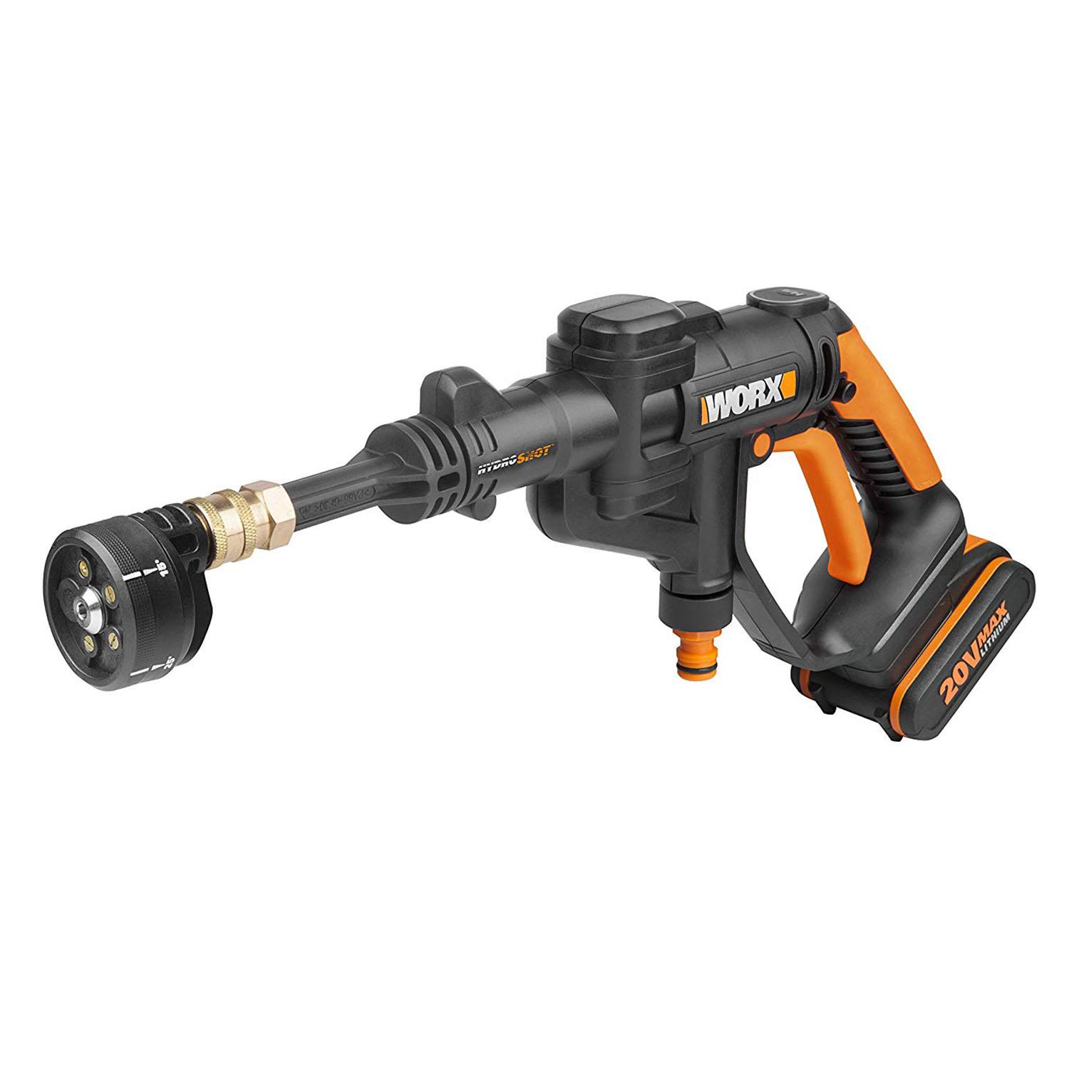 Worx WG629E.8 20V Hydroshot Cordless Pressure Cleaner With Extension
