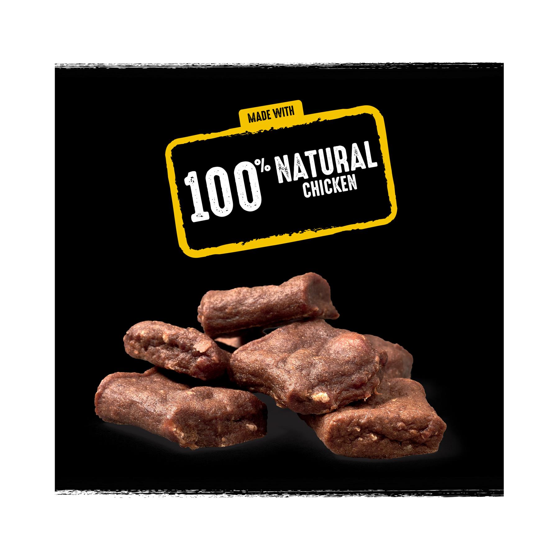 6 Crave Protein Chunks Natural Meaty Dog Treats Chicken (6 x 55g packs