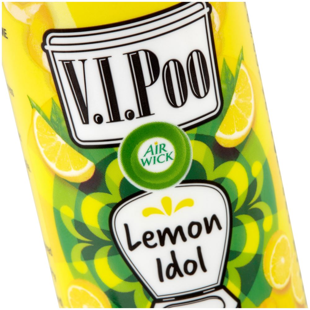 6 x Air Wick VIPoo PrePoo Toilet Spray Aerosol Air Freshener Lemon