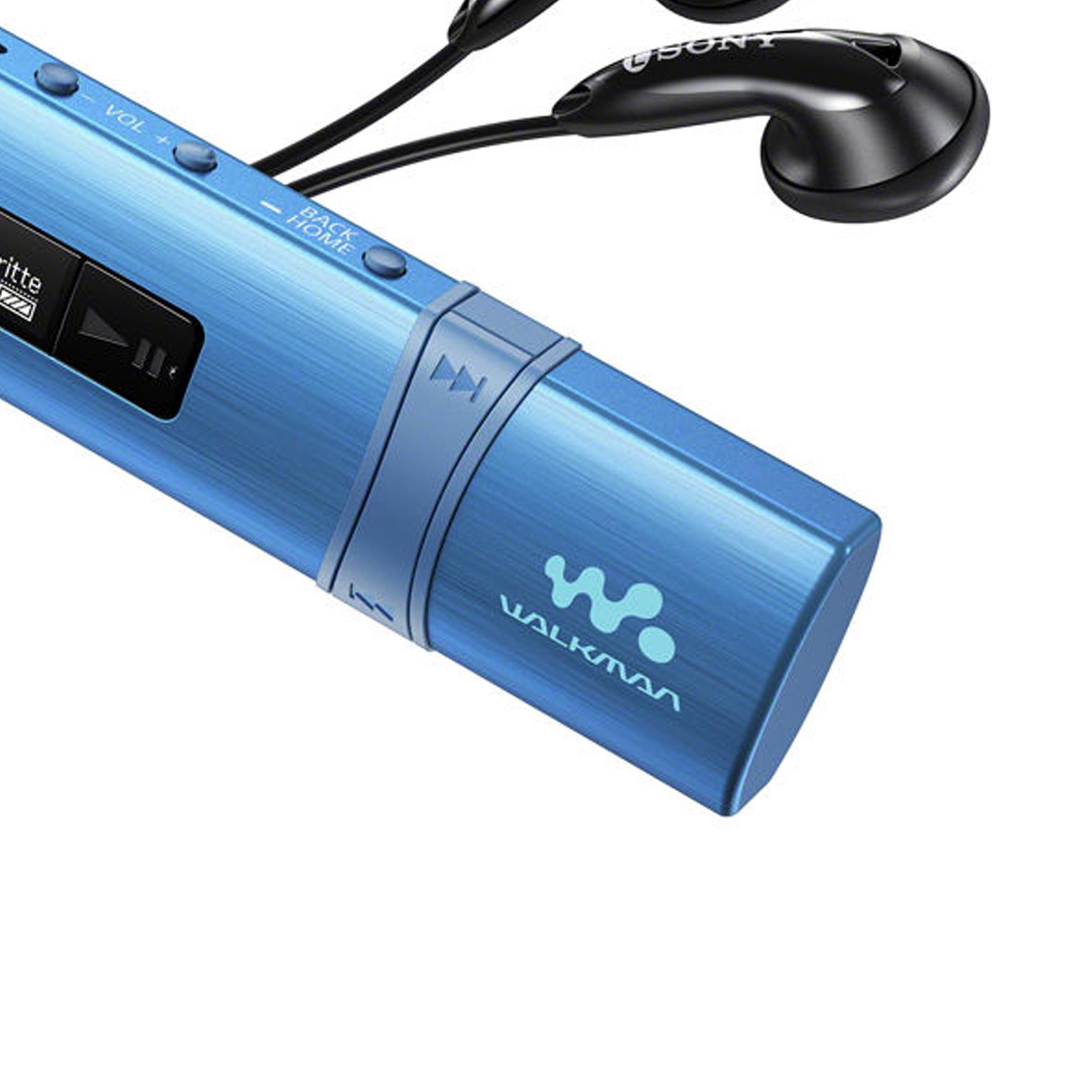 Sony Walkman NWZ-B183 MP3 Player 4GB Blue Up to 900 Songs 3-Minute ...