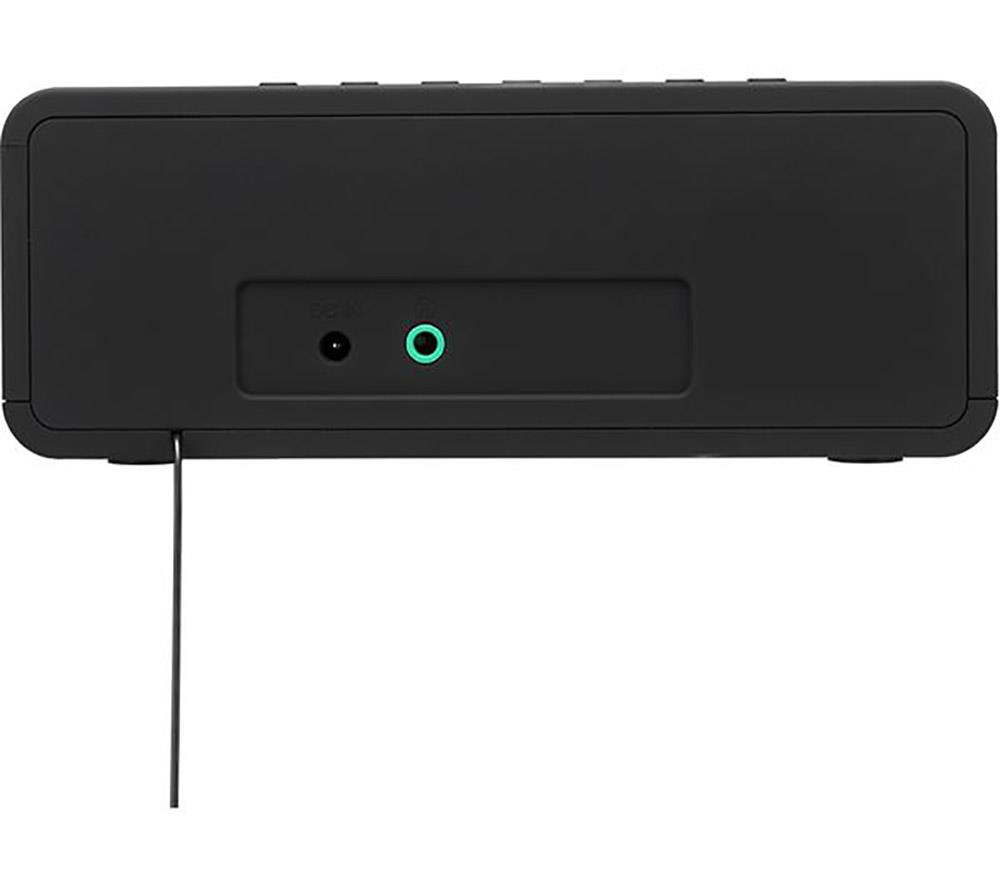 JVC RAD38B DAB/FM Clock Radio Black With Alarm & Snooze Function 3.5