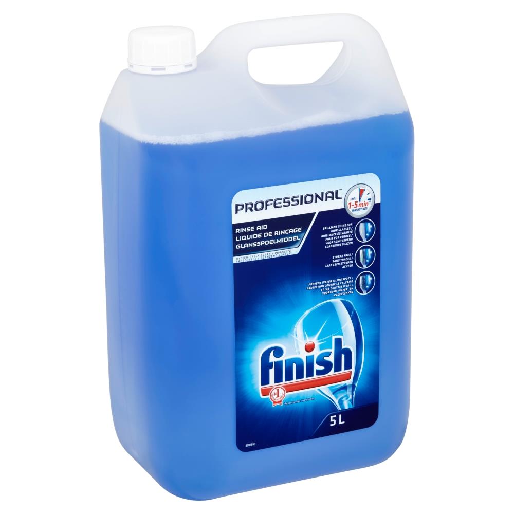 Finish Professional Dishwasher Rinse Aid 5L Prevent Water & Lime Spots